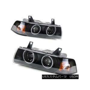 ヘッドライト ブラック1996-2002 BMW Z3 LEDハロープロジェクター