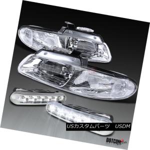 ヘッドライト 2011-2014クライスラー300交換用ハロゲンLED DRLブラック