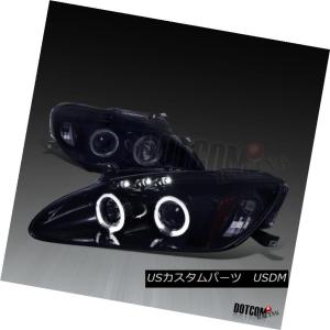 ヘッドライト 07-11ホンダCR-V CRV光沢ブラックプロジェクターヘッド