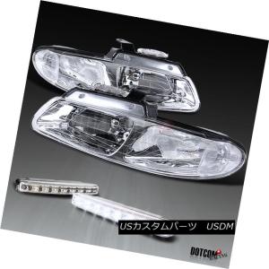 ヘッドライト 2011-2014クライスラー300交換用ハロゲンLED DRLブラック
