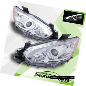 ヘッドライト 適合2013-2016マツダCX-5 [ブラック/クリア]クリスタル