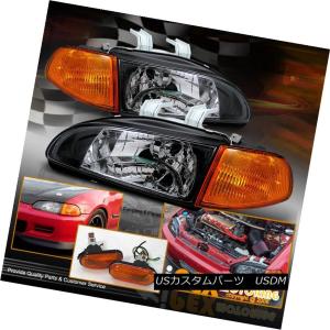 ヘッドライト 2002- 2004年ホンダCR-V RD4に適合[ブラック/クレア r