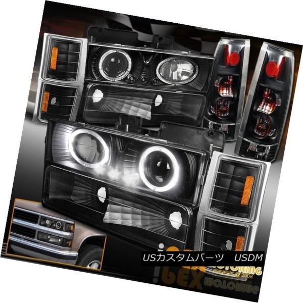 ヘッドライト 94-98 Silverado C1500 C2500 K1500 K2500黒プロジ...