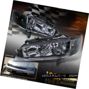 ヘッドライト 07-11ホンダCR-V CRV光沢ブラックプロジェクターヘッド