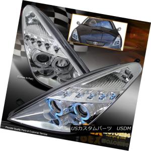 テールライト 00-05用トヨタセリカ黒プロジェクターヘッドライト+ LED