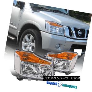 ヘッドライト 日産04-15タイタン04-07アルマダ煙交換ヘッドライト