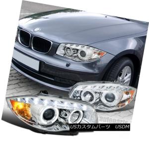 BMW E87 E81 前期用 LEDイカリング付プロジェクターヘッドライト 