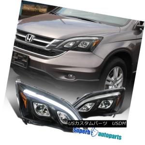 ヘッドライト 2002- 2004年ホンダCR-V RD4に適合[ブラック/クレア r
