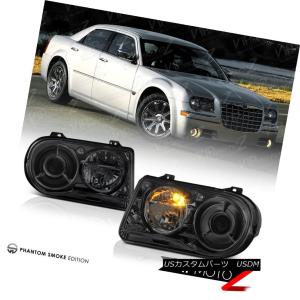 ヘッドライト 2011-2014クライスラー300交換用ハロゲンLED DRLブラック