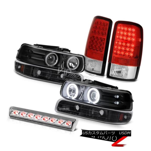 ヘッドライト C.C.F.LエンジェルアイヘッドライトLH + R  H LEDブレーキライトChr...