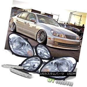 16 アリスト JZS160 JZS161 ARISTO LED イカリング ヘッドライト V2