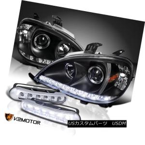 ヘッドライト 08-11ベンツW204 Cクラス黒プロジェクターヘッドライト