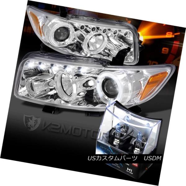 ヘッドライト 08-10 Scion xB Chrome LEDハロープロジェクターヘッドライト+ ...