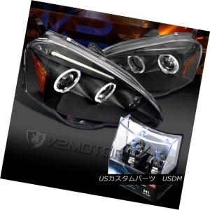 ヘッドライト 02-04 Acura RSX DC5 JDM交換用ブラッククリアヘッド