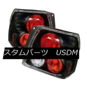 テールライト トヨタ95-99テルセルブラックユーロスタイルリアテールライトランプペアDX STD ...