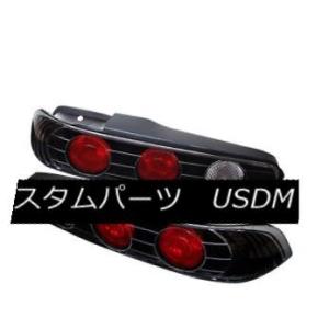 テールライト Acura 94-01 Integra 2Drユーロスタイルブラックリアテールライトハッチバックセット Acura 94-01 Inte