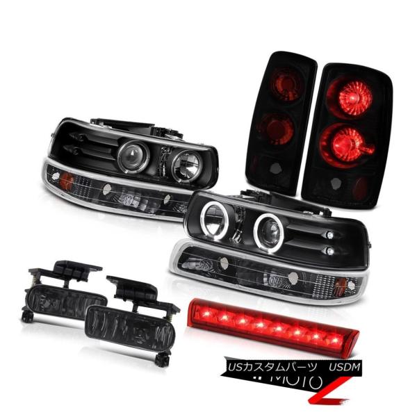 テールライト 2000-2006タホLSレッド第3ブレーキランプフォグランプリアライトパーキングヘッ...