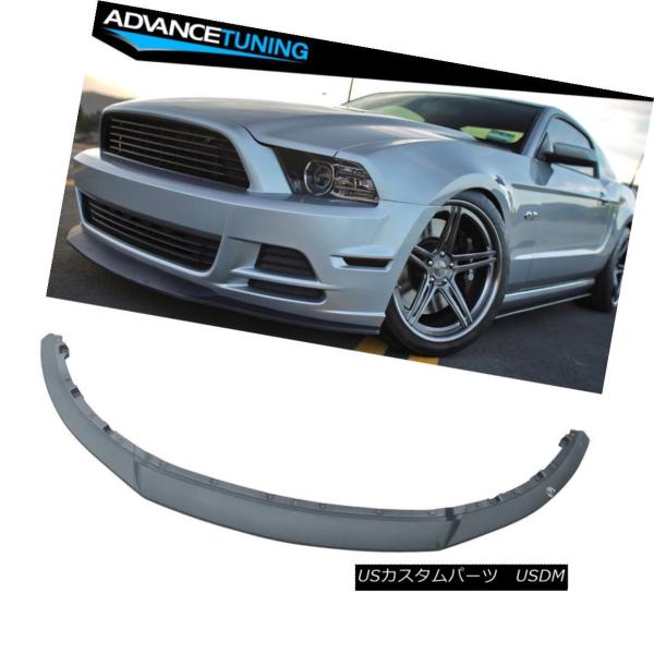 エアロパーツ 13-14 Ford Mustang V6 GT Rスタイル3PCフロントバンパーリッ...