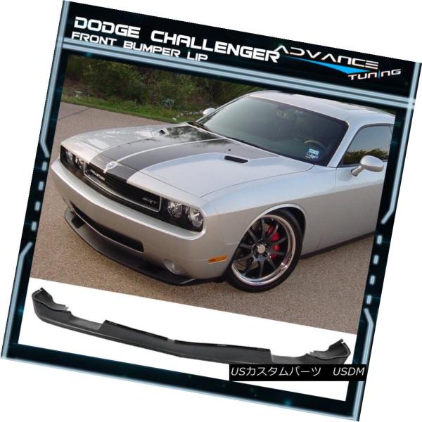 エアロパーツ 08-10ダッジチャレンジャーウレタンフロントバンパーリップスポイラーSRTスタイル ...