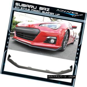 エアロパーツ スバルBRZ STI PUフロントバンパーリップスポイラー+ CS