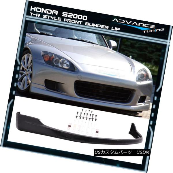エアロパーツ フィット00?03ホンダS2000 AP1 T-R PUフロントバンパーリップスポイラ...