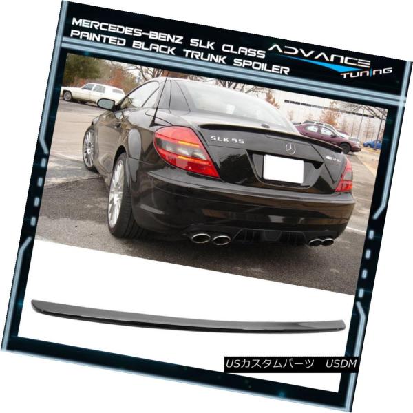エアロパーツ 05-10ベンツSLKクラスR171 2Dr AMG ABSトランクスポイラーOEM塗...