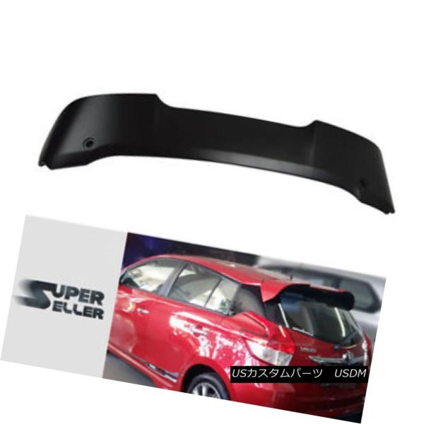 エアロパーツ 未塗装トヨタヤリスハッチバックT-Lookリアトランクルーフスポイラーウイング14 1...