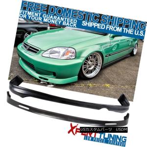 エアロパーツ 96-98ホンダシビックEK JDMスプーンバンパーリップ