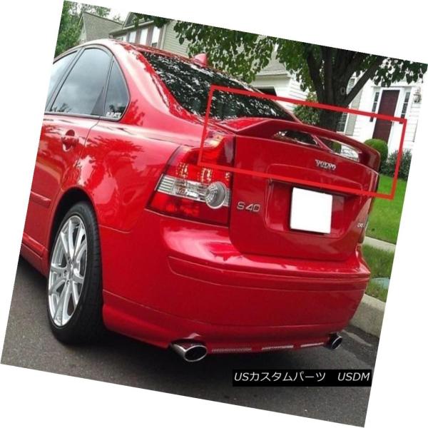 エアロパーツ VOLVO S40（2004-2009）Rデザイン後部ブーツ・スポイラー VOLVO ...