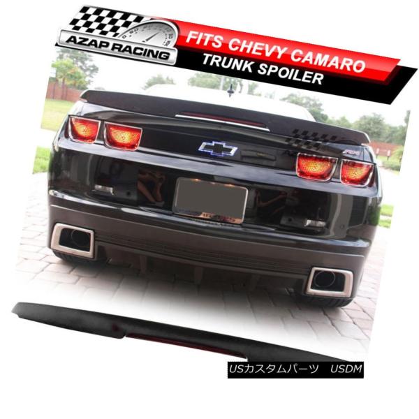 エアロパーツ 2010-2013 ZL1スタイルのトランク・スポイラー・ウィング・ブラックW / L...