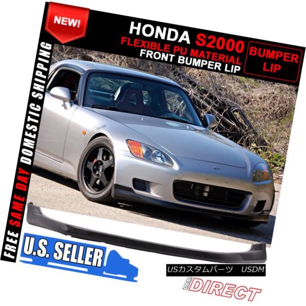 エアロパーツ 00?03用ホンダS2000 AP1 T-RスタイルPUフロントバンパーリップスポイラ...