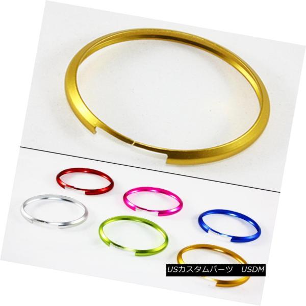 エアロパーツ ゴールドゴールドメタルリングトリムミニクーパーR55 R57 R58 R59 R59 ...