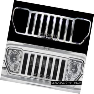 Jeep フロントグリル ホワイト(JK) グリル 7月18日ジープラングラーJK用Xpriteホワイトフロントメッシュ