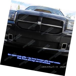 グリル Fits 05-07ダッジマグナムR T SXT黒ハニカムメッシュグリル