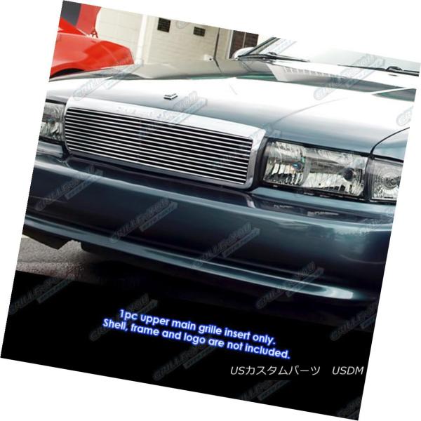 USグリル フィット91-96シボレーカプリスメインアッパービレットグリルインサート Fits 91...