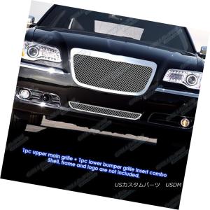 グリル Fits 11-14クライスラー300 300C Bスタイルメッシュスタイル