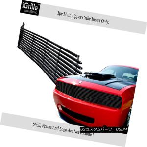 USグリル 2013-2014フォードマスタングGT W /フォグカバーブラック  