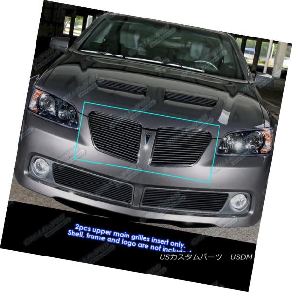 USグリル Font 2008-2009 Pontiac G8 Black Billetグリルグリル...