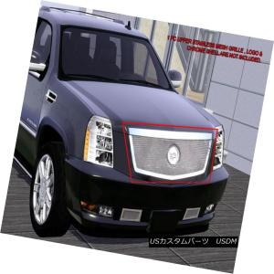 USグリル 07-14キャデラックエスカレードブラックステンレスメッシュ