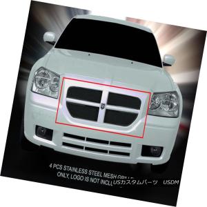 グリル Fits 05-07ダッジマグナムR T SXT黒ハニカムメッシュグリル