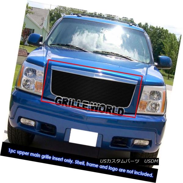 USグリル 2002-2006キャデラックエスカレードEXT / ESV用ブラックビレットグリルグリ...