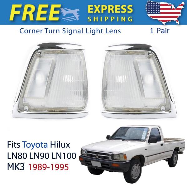 USコーナーライト ペアコーナーライトターンランプクリアフィットトヨタハイラックスLN85 LN90...