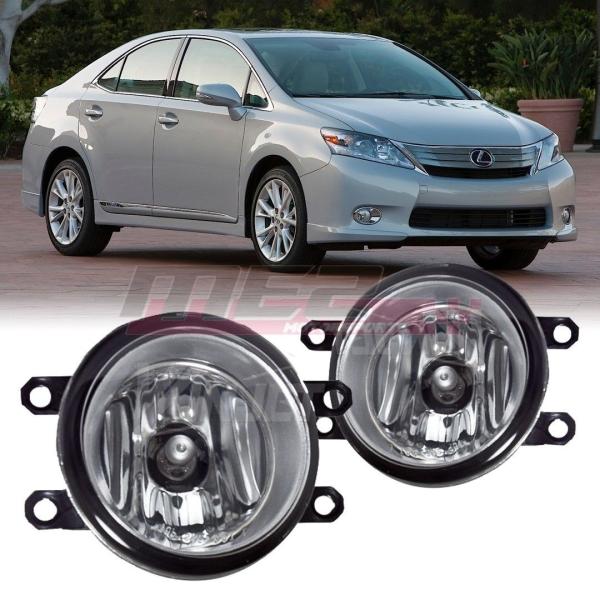 USフォグライト レクサスHS 10-12ファクトリーバンパー交換フィットフォグライトDOTクリアレ...