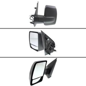 USミラー ?09-14日産キューブZ12クロムメッキサイドミラーフルカバー