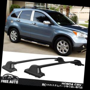 USキャリア 07-11ホンダCRV CR-V OEスタイルブラックトップルーフ