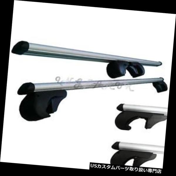 USキャリア 長い4×4アルミ盗難防止キーロック可能な車のルーフラッククロスバーレール135 cm ...