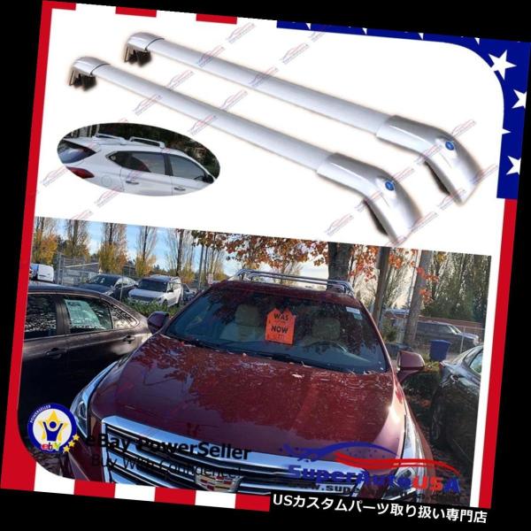 USキャリア キャデラックXT 5 2016-2019用トップルーフラックフィット手荷物荷物クロスバ...