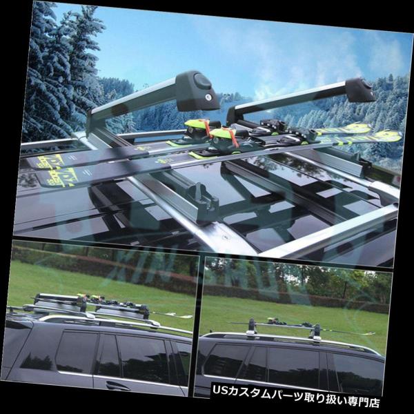 USキャリア ランドローバーディスカバリー3 2003-2009ルーフトップクロスバースノーボードス...