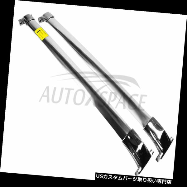 USキャリア Lexus LX LX 570 16-18ステンレススチールルーフラッククロスバークロ...