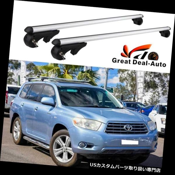 USキャリア ロックキーが付いているアルミ合金のトヨタKluger Oct / 2003のためのルー...